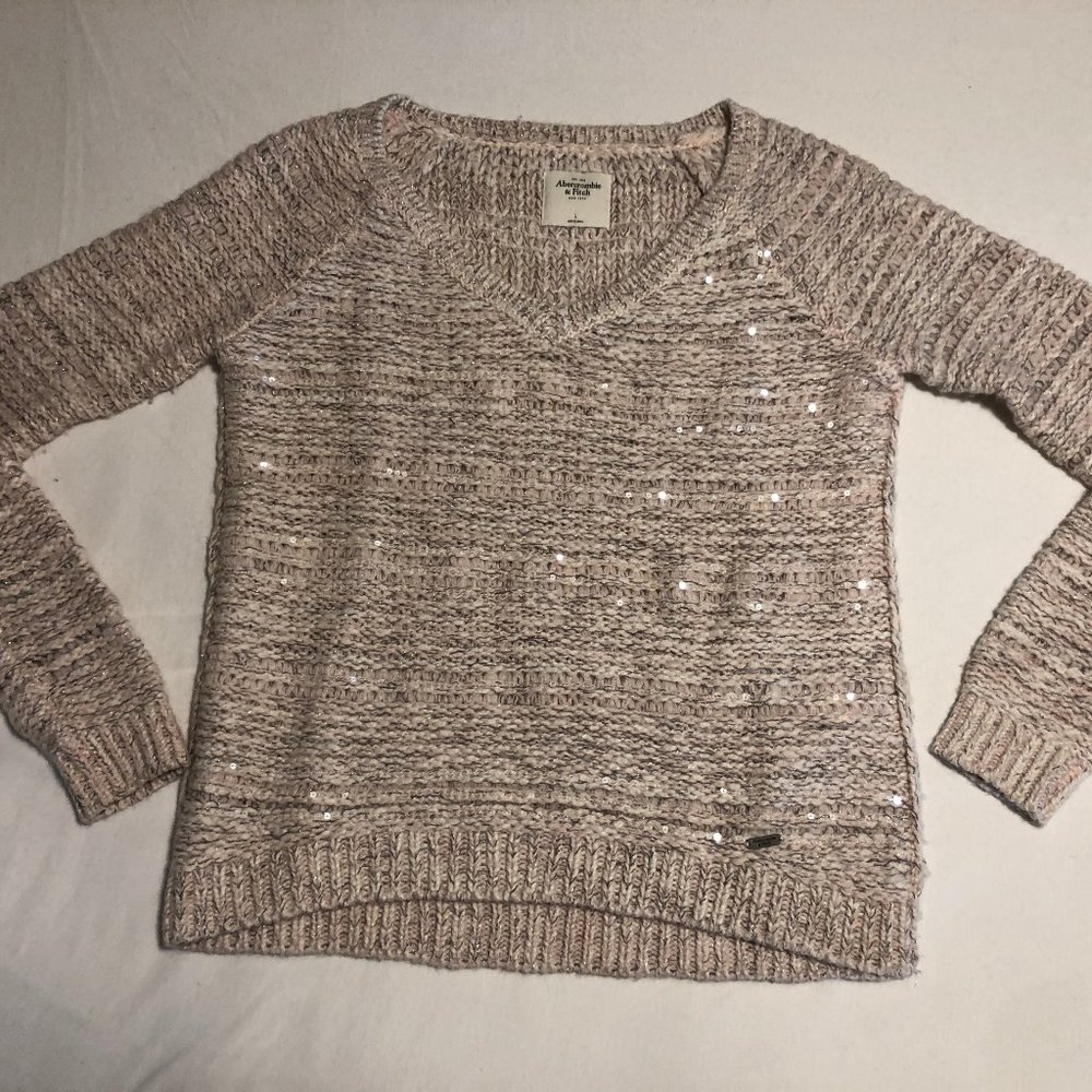 Abercrombie & Fitch Knit Sequin Sweater - L - NWOT